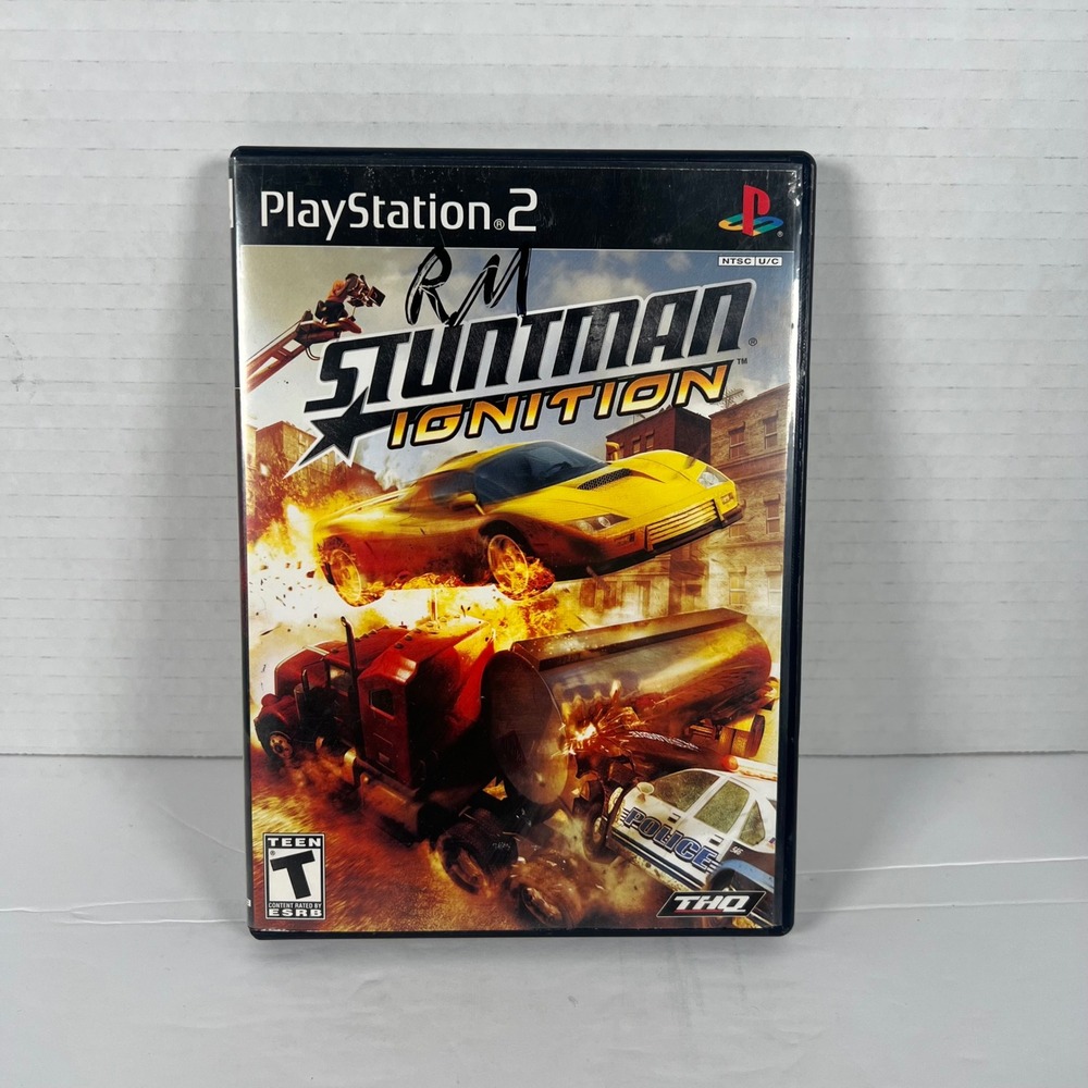 Stuntman Ignition Sony PlayStation 2 PS2 2007 Racing Game‎ CIB THQ SLUS-21626